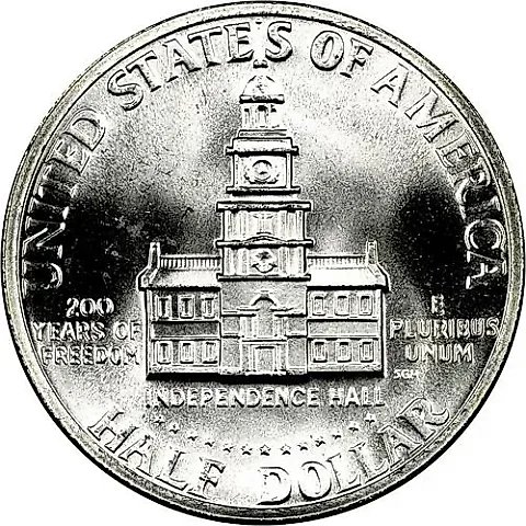 50 Cents 1976, S, Independence Hall [USA] — 1