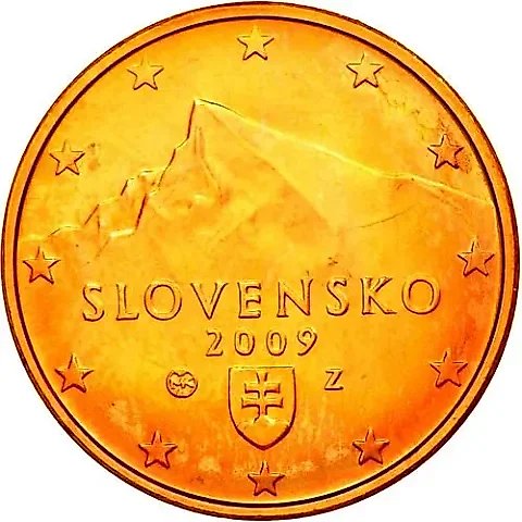 5 евроцентов 2009-2019 [Словакия] — 1
