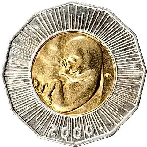 25 Kuna 2000, Birth of the New Millennium [Croatia] — 1