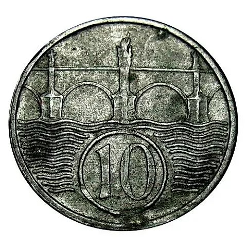 10 геллеров 1943 [Чехия / Протекторат Богемии и Моравии] — 2