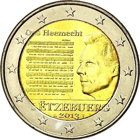 2 Euro 2013, National Anthem [Luxembourg] — 1
