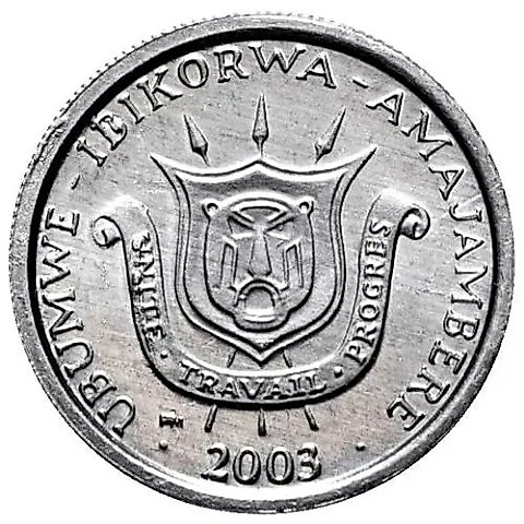 1 Franc 2003 [Burundi] — 1