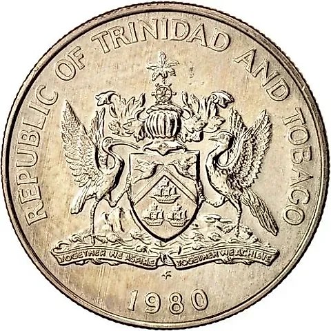 25 Cents 1980 [Trinidad and Tobago / Trinidad] — 1