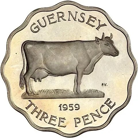3 Pence 1959 [Guernsey] — 1