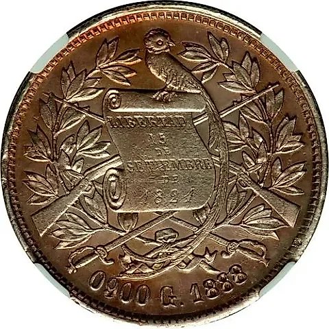 1 Peso 1888-1889 [Guatemala] — 1