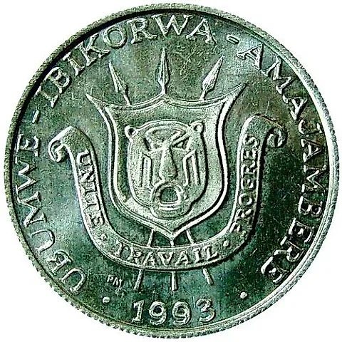 1 Franc 1993 [Burundi] — 1