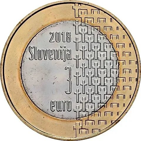 3 Euro 2018, 100th Anniversary of the End of the First World War [Slovenia] — 1