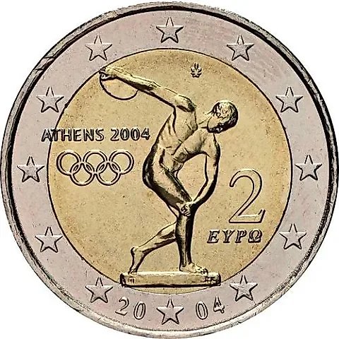 2 Euro 2004, XXVIII Summer Olympic Games, Athens 2004 [Greece] — 1