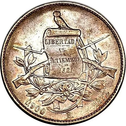 1 Peso 1872-1873 [Guatemala] — 1