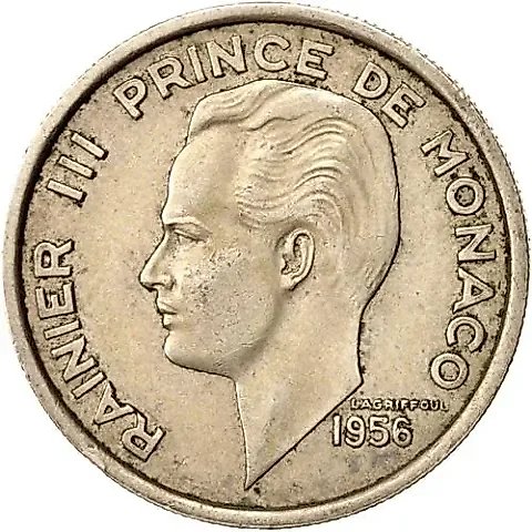 100 франков 1956 [Монако] — 1