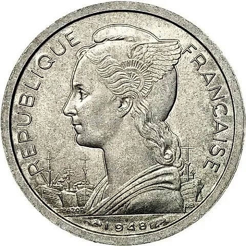 1 Franc 1948 [Réunion] — 1
