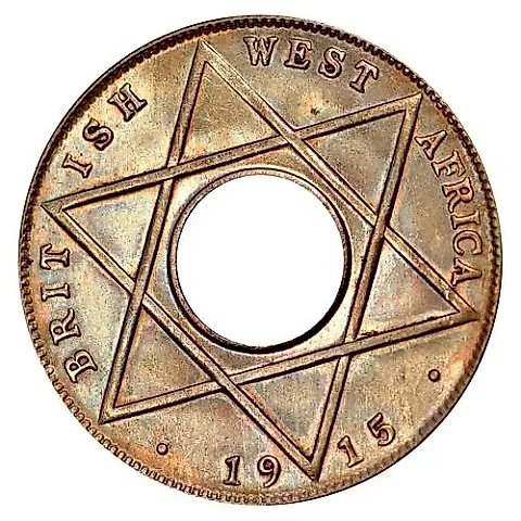 1/10 Penny 1915 [British West Africa] — 2