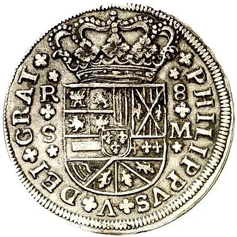 8 Reales 1718 [Spain] — 1