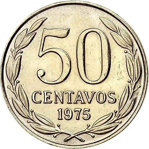 50 сентаво 1975 [Чили] — 2