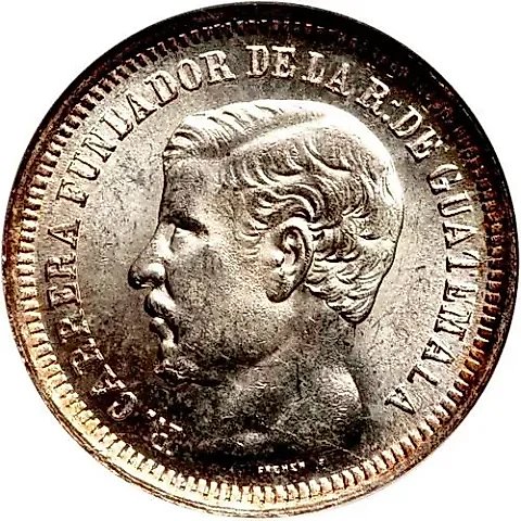 2 Reales 1866-1869 [Guatemala] — 1