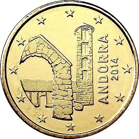 50 Euro Cents 2014-2018 [Andorra] — 1