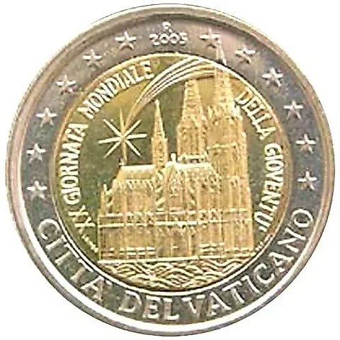 2 Euro 2005, 20th International World Youth Day in Cologne (August 2005) [Vatican] — 1