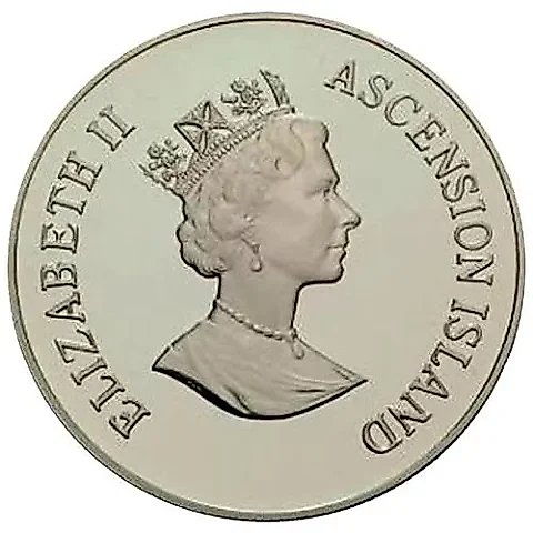 50 Pence 1998, World Wildlife Fund - White-tailed Tropicbird [Ascension Island / Saint Helena, Ascension and Tristan da Cunha] — 1