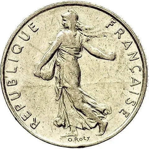 1/2 Franc 1997 [France] — 1