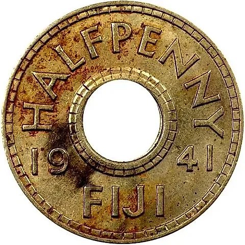 1/2 Penny 1941 [Fiji] — 2