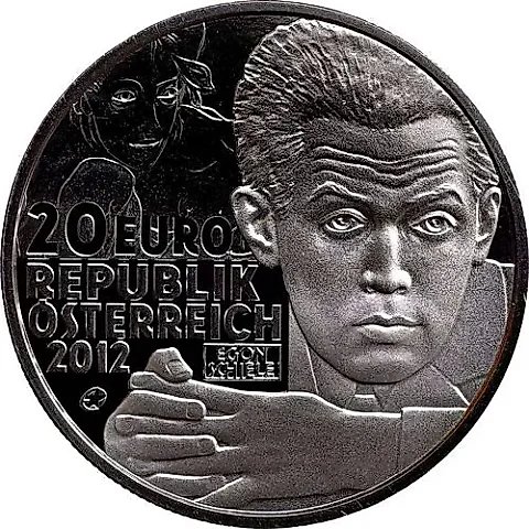 20 Euro 2012, Egon Schiele [Austria] — 1