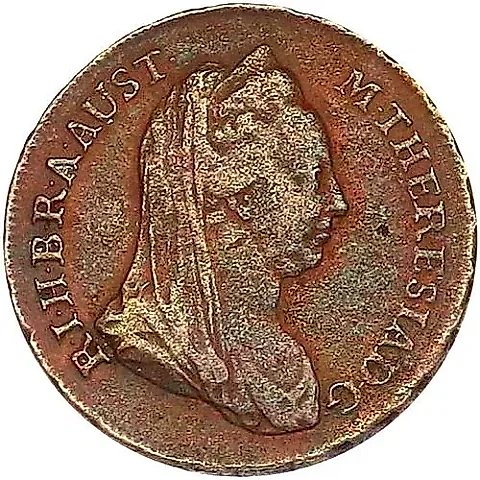1 Kreuzer 1772-1779, Maria Theresa [Austria] — 1
