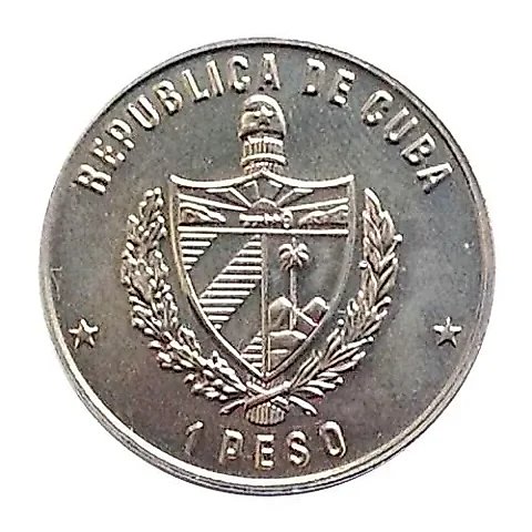 1 Peso 1989, 30th Anniversary of the March [Cuba] — 1