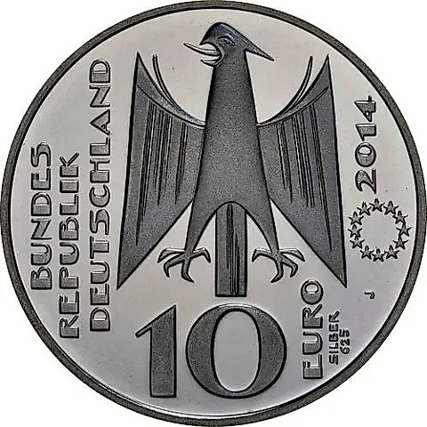 10 Euro 2014, 300 Years of the Fahrenheit Thermometer [Germany] — 1