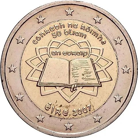 2 Euro 2007, 50th Anniversary of the Signing of the Treaty of Rome [Ireland] — 1