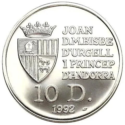 10 Diners 1992, 500th Anniversary of the Discovery of America [Andorra] — 1