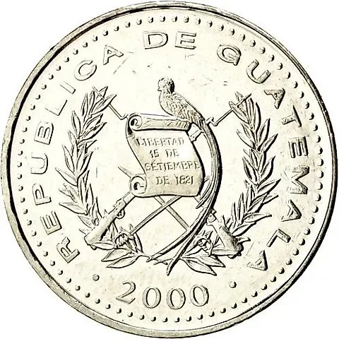 25 сентаво 2000, Гватемала [Гватемала] — 1