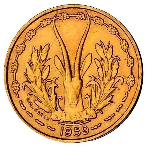 10 Francs 1959 [West Africa (BCEAO)] — 1
