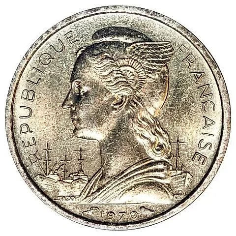 10 франков 1970 [Джибути / Французская территория афар и исса] — 1