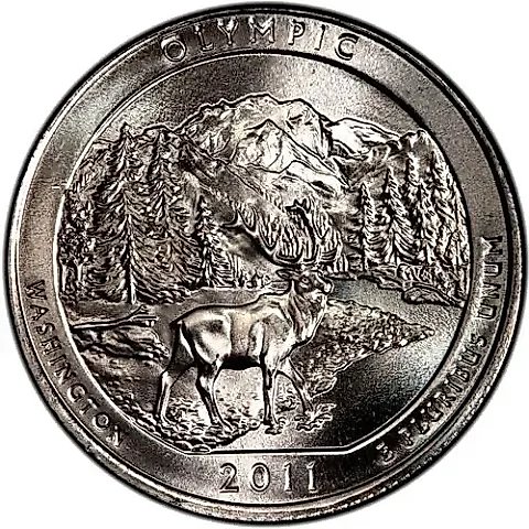 25 центов 2011, P, парк Олимпик [США] — 1