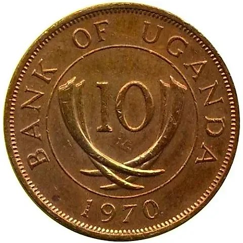 10 Cents 1970 [Uganda] — 2