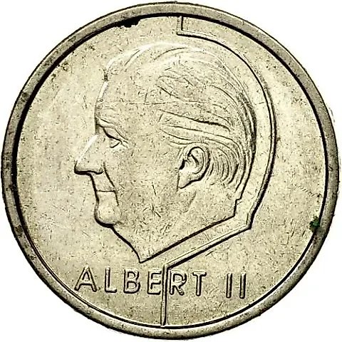1 Franc 1998, Inscription in French - "BELGIQUE" [Belgium] — 1
