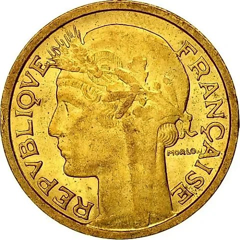 50 Centimes 1941, Aluminium Bronze /yellow color/ [France] — 1