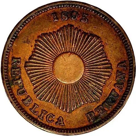 2 Centavos 1895 [Peru] — 1