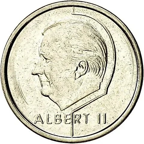 1 Franc 1997, Inscription in French - "BELGIQUE" [Belgium] — 1