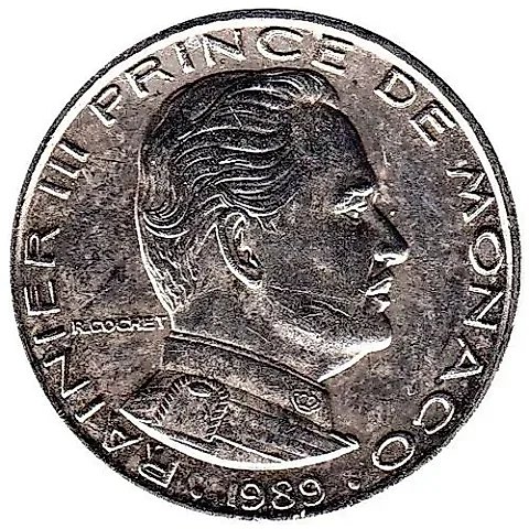 1 Franc 1989 [Monaco] — 1
