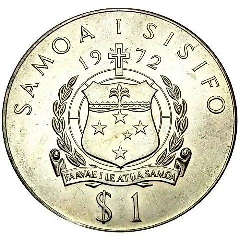 1 Tala 1972, 250th Anniversary of the Discovery of Samoa [Samoa] — 1