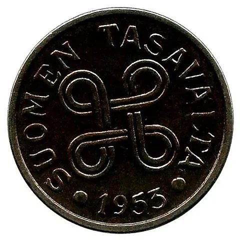 5 Markkaa 1953, Iron [Finland] — 1