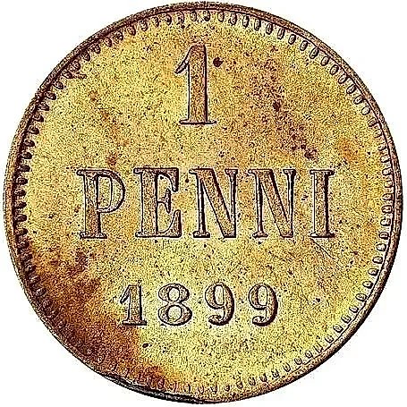 1 пенни 1899 — 1