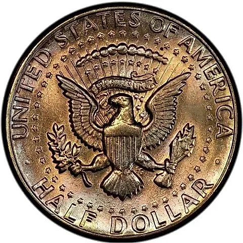 50 Cents 1982, D, Mint Mark "D" - Denver [USA] — 1