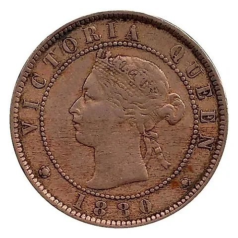 1/2 пенни 1880 [Ямайка] — 1