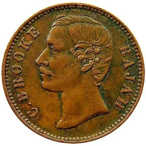 ½ цента 1870-1896 [Малайзия / Саравак] — 1