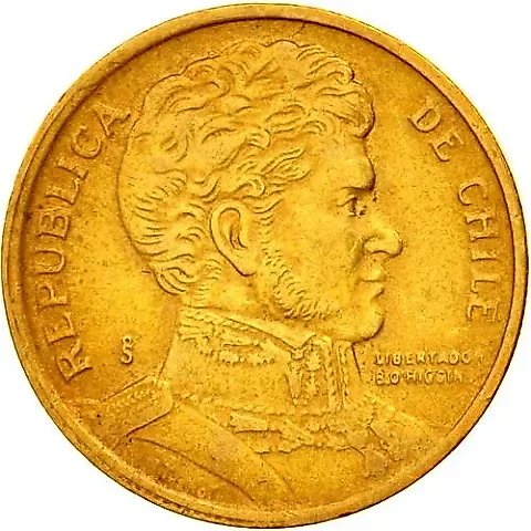 10 Pesos 1992 [Chile] — 1