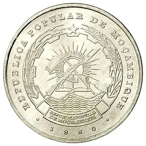 2½ Meticais 1980-1986 [Mozambique] — 1