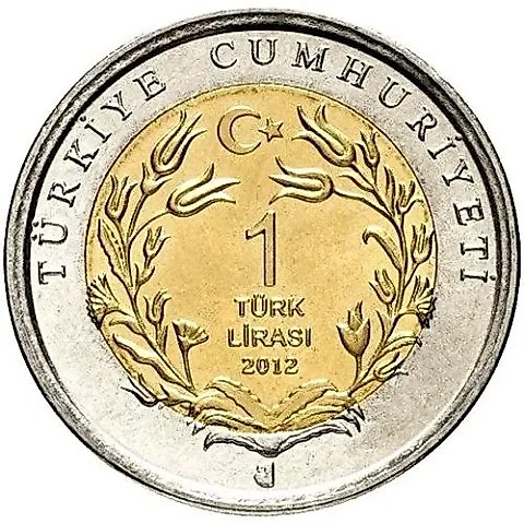 1 Lira 2012, Deer [Turkey] — 1