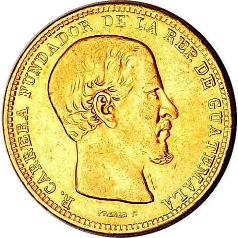 20 Pesos 1869 [Guatemala] — 1